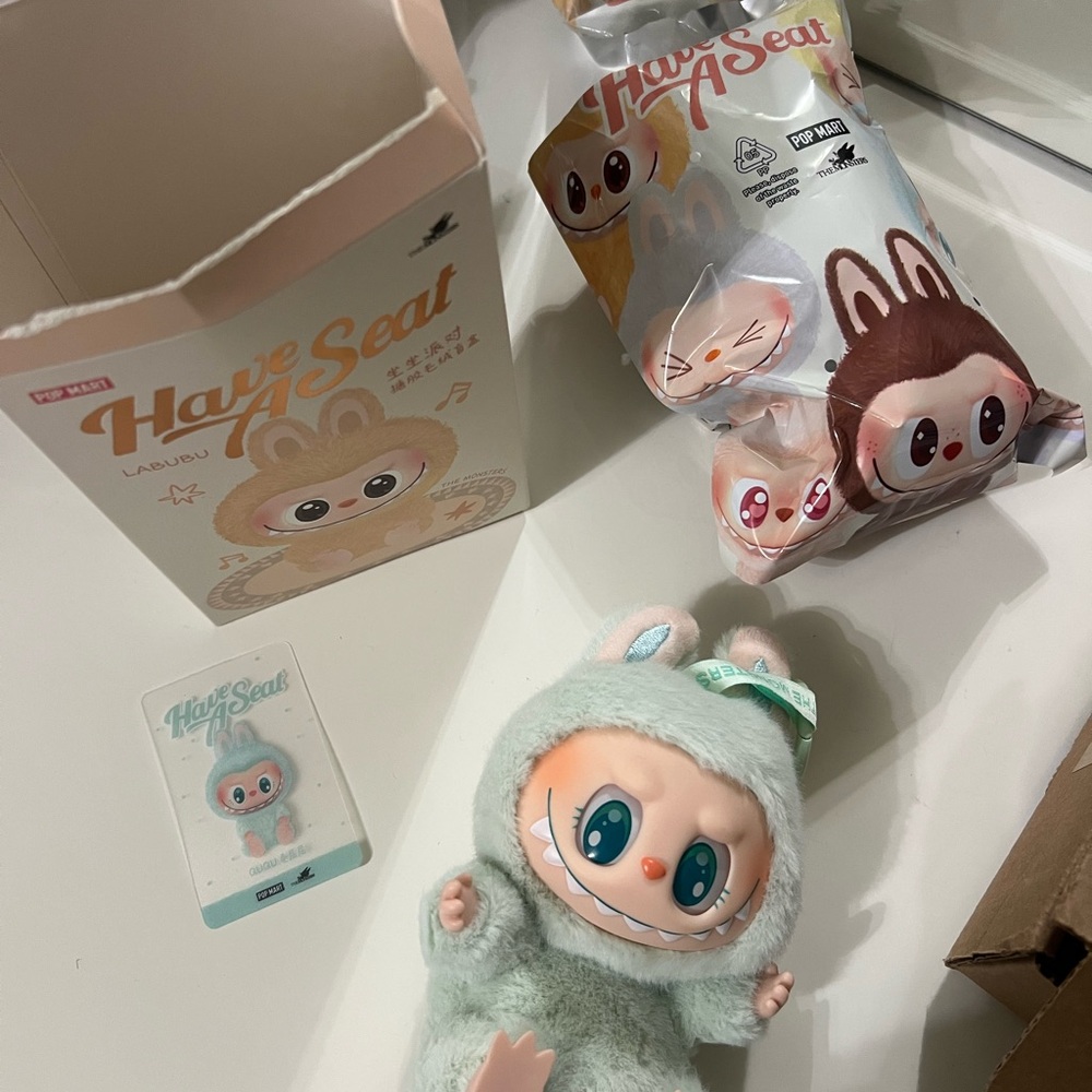 Labubu Green Stuffed Animal Toy QUQU